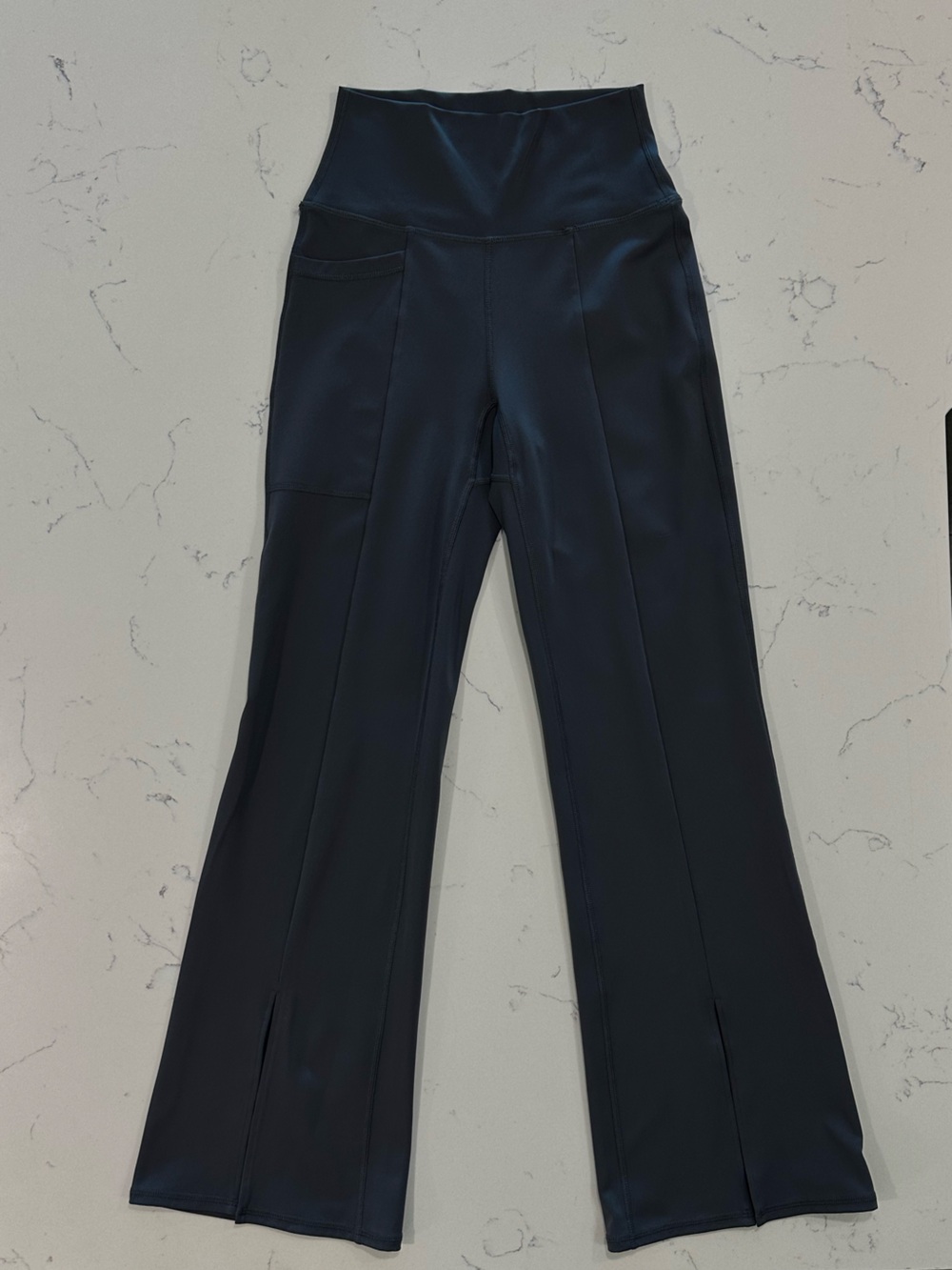GU Active Gray Flare Yoga Pants | Purchased in Japan | Size Small